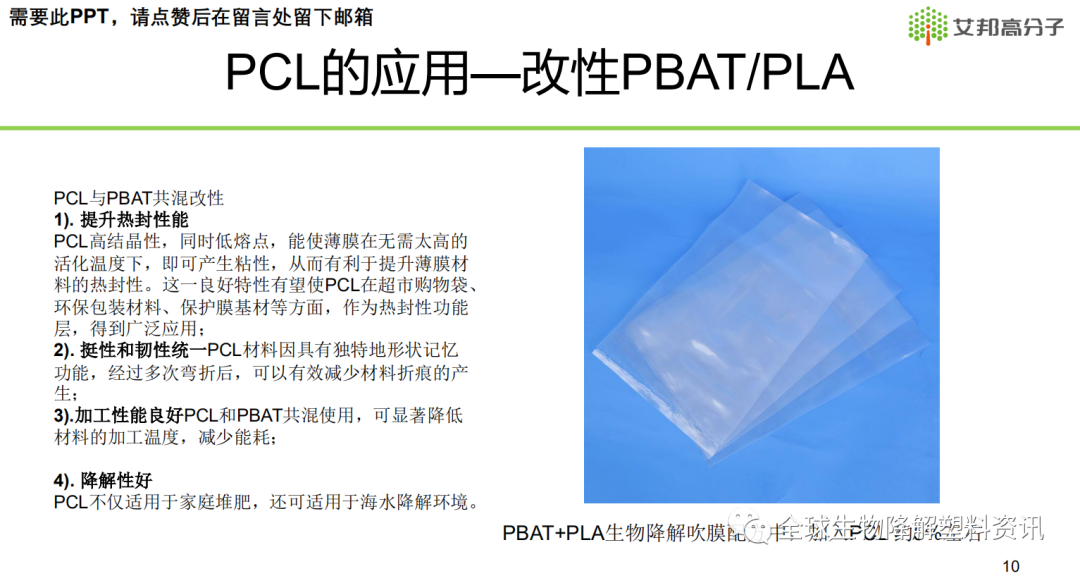 图解生物降解塑料聚ε-己内酯（PCL）