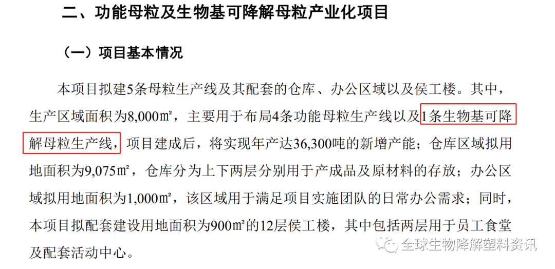 美联新材：拟定增募资不超过4.66亿元 投产生物基可降解母粒
