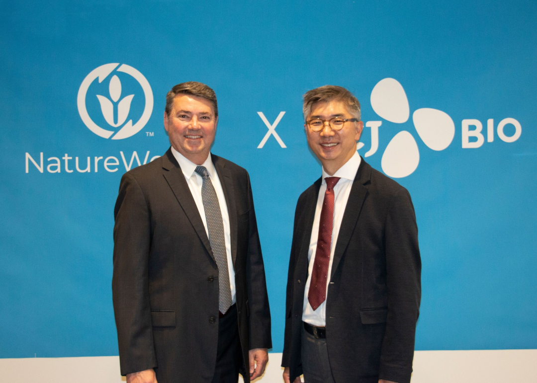 CJ生物材料公司与NatureWorks公司正式签署主合作协议，巩固双方推动新型生物聚合物解决方案商业化的关系