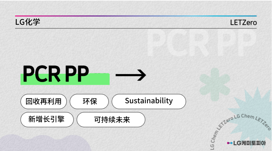 塑说新生 | LG化学 PCR PP